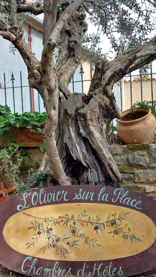 La Rochegiron L'Olivier Sur La Place מראה חיצוני תמונה